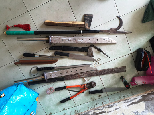 Côn đồ truy sát liên tiếp ở TP Mỹ Tho Côn đồ truy sát liên tiếp ở TP Mỹ Tho