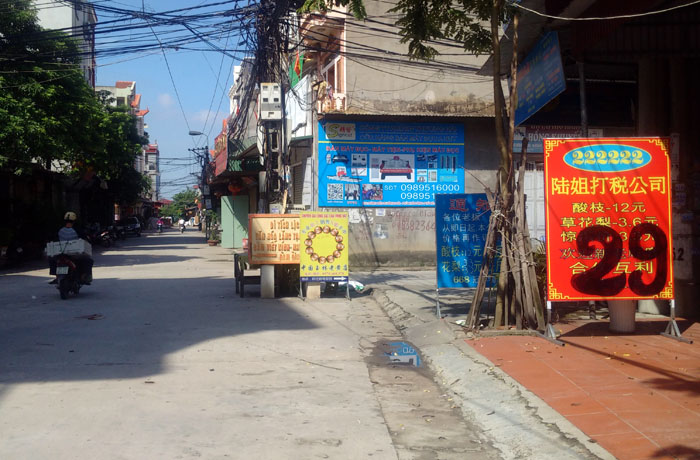 Khu phố Trung Quốc xuất hiện ngay sát Thủ đô Khu phố Trung Quốc xuất hiện ngay sát Thủ đô
