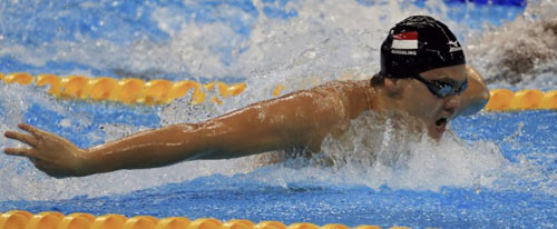 Kình ngư Singapore lập kì tích, mơ lật Phelps 100m bướm Kình ngư Singapore lập kì tích, mơ lật Phelps 100m bướm