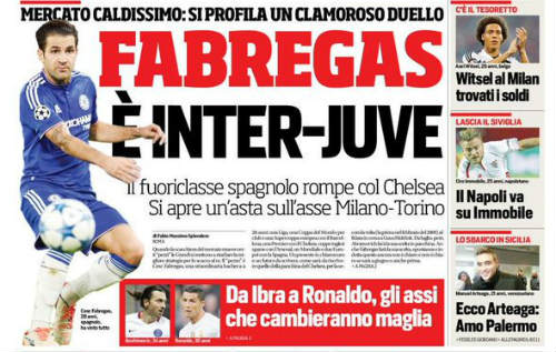 Tin chuyển nhượng 13/8: Juventus sắp có Fabregas Tin chuyển nhượng 13/8: Juventus sắp có Fabregas