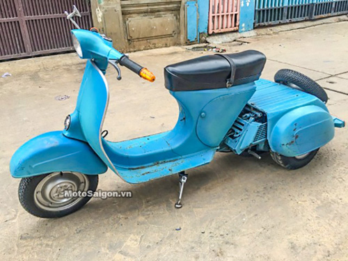 Vespa 3 bánh cực độc xuất hiện tại Việt Nam Vespa 3 bánh cực độc xuất hiện tại Việt Nam