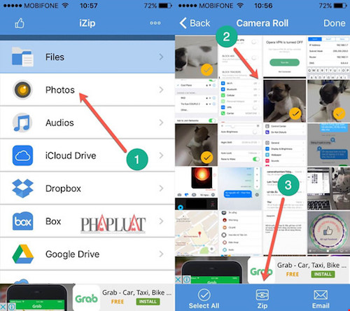 Hướng dẫn nén và giải nén file trên iPhone Hướng dẫn nén và giải nén file trên iPhone