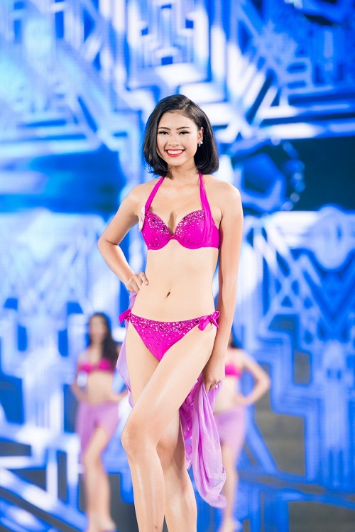 Trọn bộ ảnh bikini "nét căng" tại Chung kết Hoa hậu VN - 4