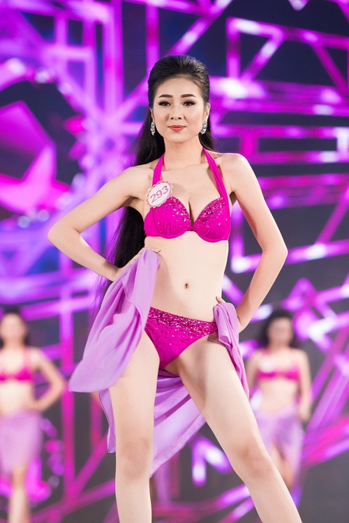 Trọn bộ ảnh bikini "nét căng" tại Chung kết Hoa hậu VN - 5