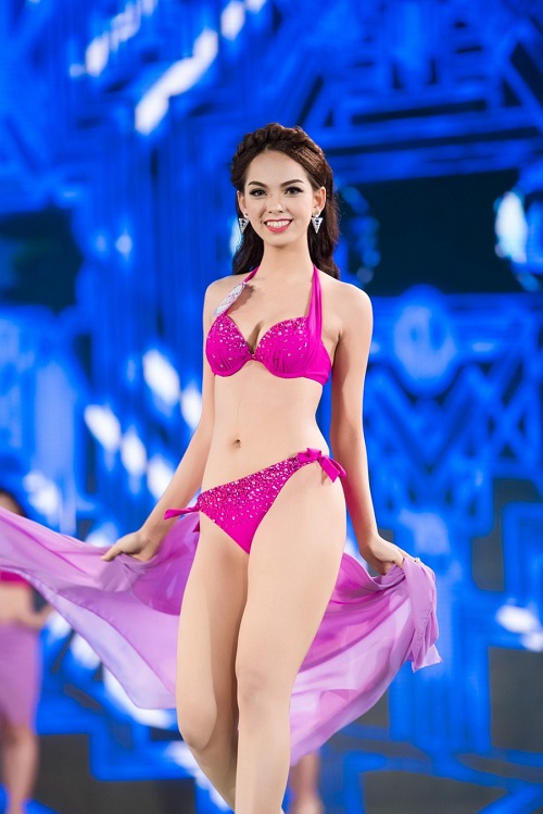 Trọn bộ ảnh bikini "nét căng" tại Chung kết Hoa hậu VN - 14