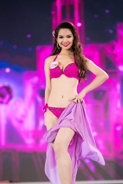 Trọn bộ ảnh bikini "nét căng" tại Chung kết Hoa hậu VN - 21