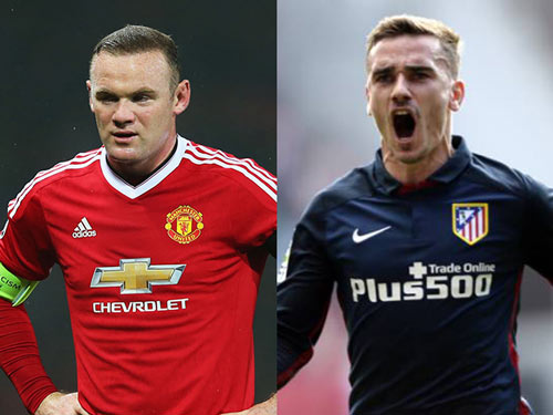 MU tính thay thế Rooney bằng Griezmann vào năm 2017 MU tính thay thế Rooney bằng Griezmann vào năm 2017