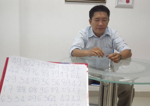 Cao thủ trí nhớ Việt Nam sắp chinh phục kỷ lục thế giới Cao thủ trí nhớ Việt Nam sắp chinh phục kỷ lục thế giới