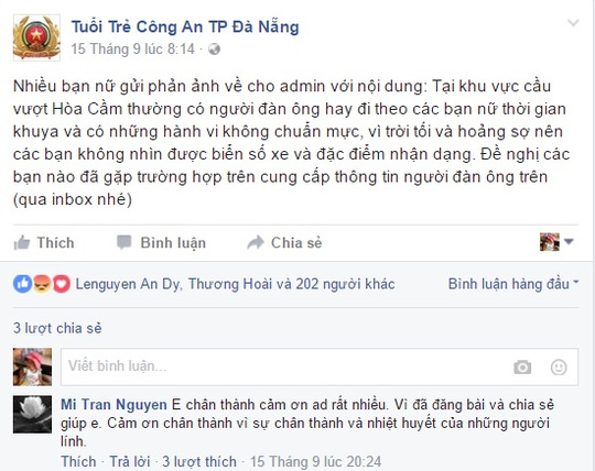 Truy lùng đối tượng sàm sỡ các cô gái khi qua cầu vượt Truy lùng đối tượng sàm sỡ các cô gái khi qua cầu vượt