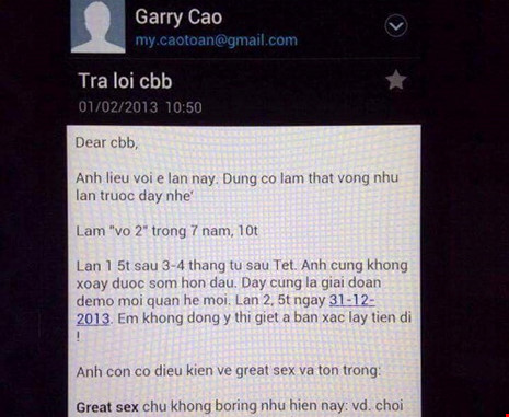 Vụ hoa hậu Phương Nga: "Hợp đồng tình ái" nói gì? Vụ hoa hậu Phương Nga: "Hợp đồng tình ái" nói gì?