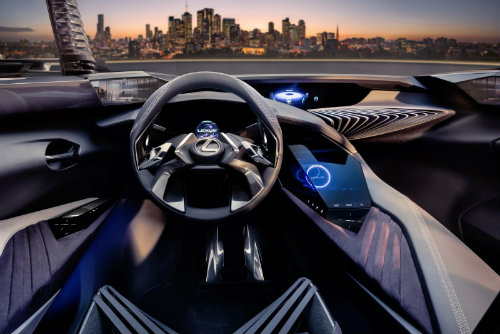 Lexus UX concept có nội thất ba chiều cực chất - 3