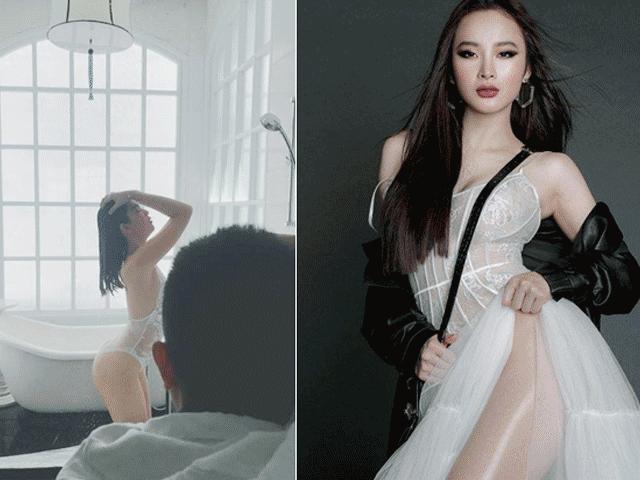 Hậu trường ảnh nội y quá nóng bỏng: Angela Phương Trinh không như fan lầm tưởng