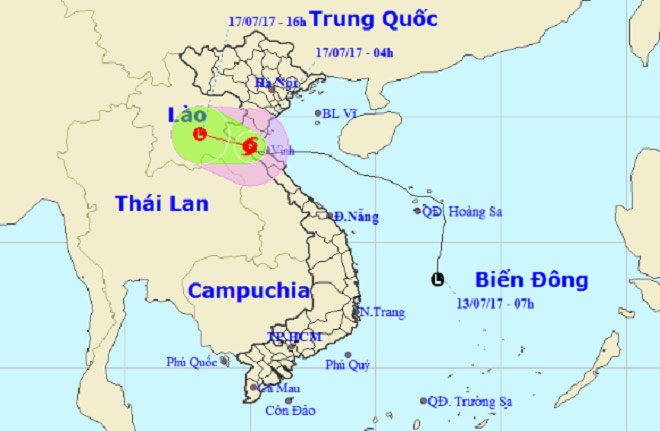 Bão số 2 đổ bộ đất liền, Nghệ An - Hà Tĩnh mưa trắng trời - 2