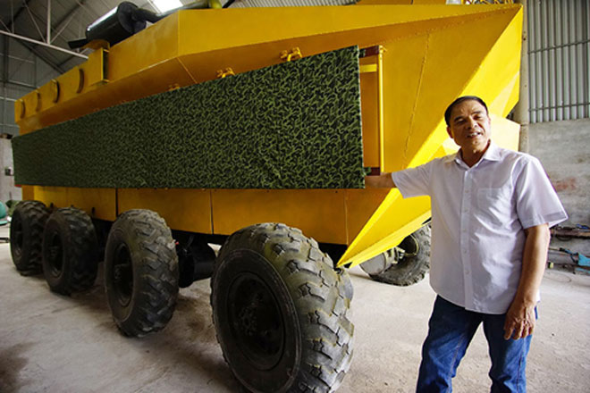 Bán xe bọc thép 2 tỷ giá đồng nát, “thợ vườn” làm máy phát điện triệu USD - 1