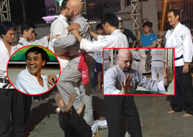 Sư phụ Huỳnh Tuấn Kiệt & tuyệt kỹ khuất phục võ sư Vịnh Xuân: Sơ sẩy là "đi" Sư phụ Huỳnh Tuấn Kiệt & tuyệt kỹ khuất phục võ sư Vịnh Xuân: Sơ sẩy là "đi"