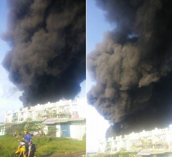 Xưởng cao su ở SG cháy dữ dội, nhiều người lao ra từ biển lửa - 3