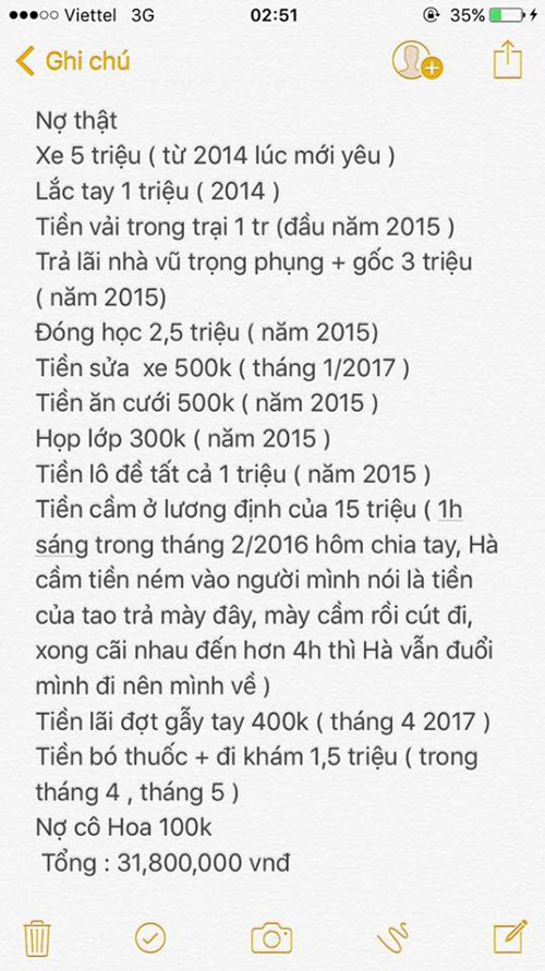 Sự thật “soái ca sơ mi trắng” bị bạn gái đến tận nhà đòi quà - 3