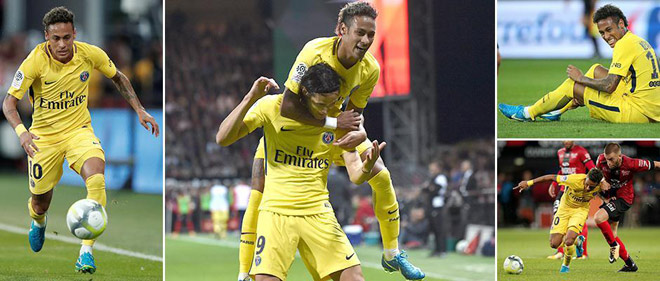 Guingamp - PSG: Siêu sao Neymar ra mắt siêu đẳng Guingamp - PSG: Siêu sao Neymar ra mắt siêu đẳng