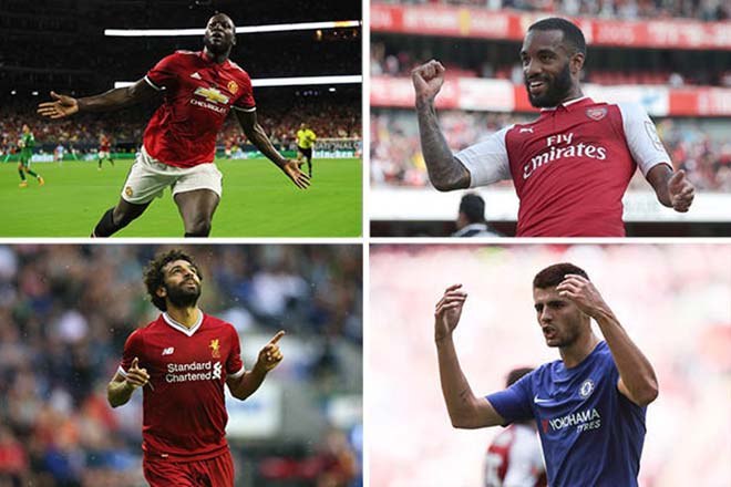 Dàn SAO Ngoại hạng 220 triệu bảng ra mắt: Lukaku che mờ Morata, Lacazette Dàn SAO Ngoại hạng 220 triệu bảng ra mắt: Lukaku che mờ Morata, Lacazette