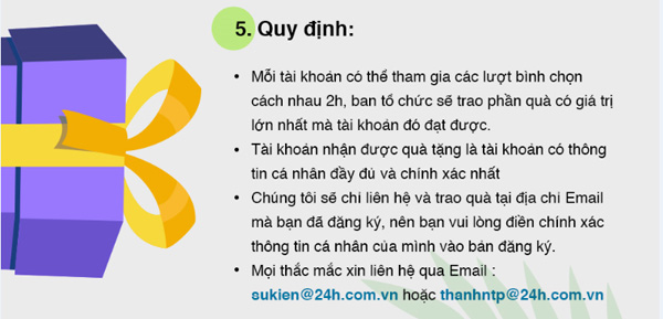 Danh sách trúng thưởng chương trình Box quà tặng từ ngày 14-20 tháng 08 - 2