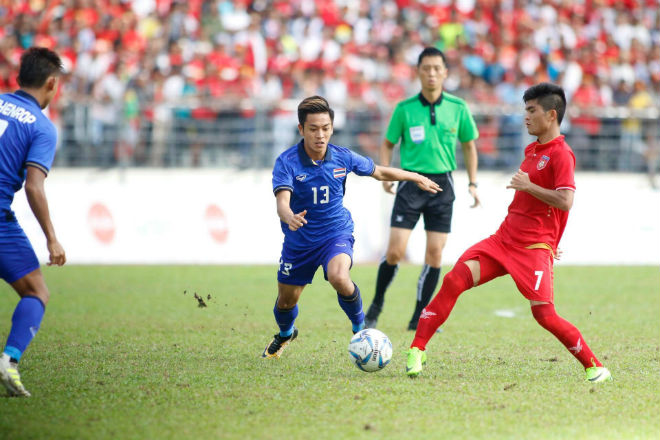 U22 Thái Lan - U22 Myanmar: Bàn thắng vàng phút bù giờ U22 Thái Lan - U22 Myanmar: Bàn thắng vàng phút bù giờ