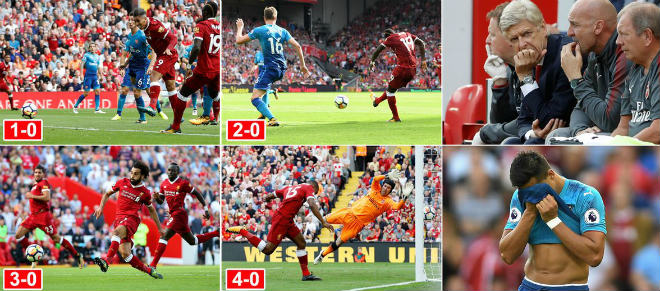 Arsenal thảm bại Liverpool: Cả thế giới chống lại Wenger Arsenal thảm bại Liverpool: Cả thế giới chống lại Wenger