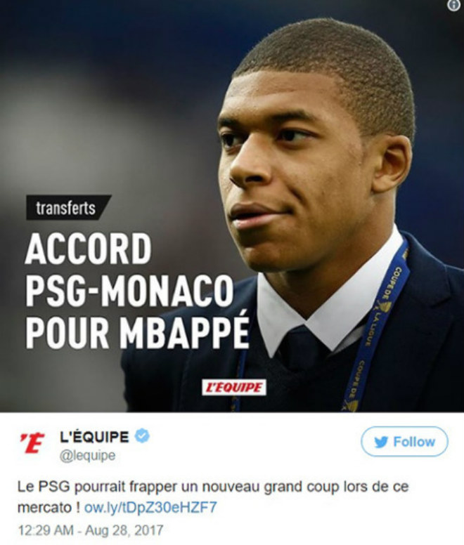 Monaco chính thức mua Jovetic, Mbappe sắp đến PSG 180 triệu euro - 2