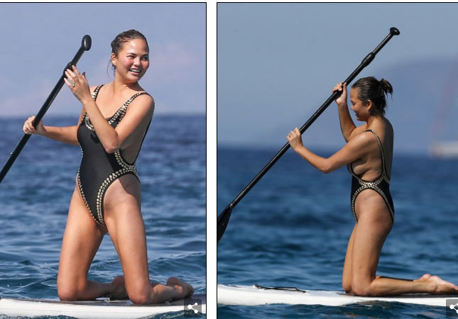 Hết hồn vì áo tắm khoét hông cao gần rốn của "nữ thần bikini" - 3