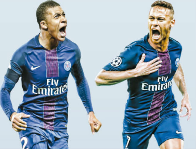 PSG mua Neymar, Mbappe 400 triệu: Cáo già và &#34;chú hề&#34; UEFA - 1