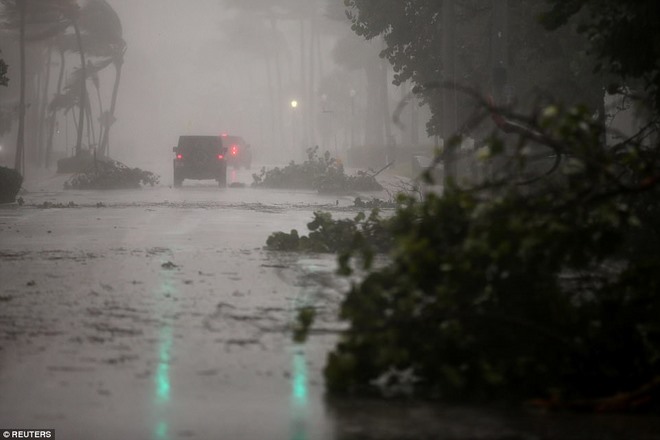 Siêu bão &#34;quái vật&#34; Irma đổ bộ vào Mỹ, sóng cao 5 mét tạt bờ - 6