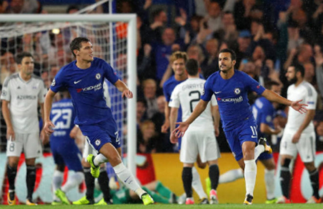 Chelsea thắng 6-0 trận ra quân Champions League Chelsea thắng 6-0 trận ra quân Champions League