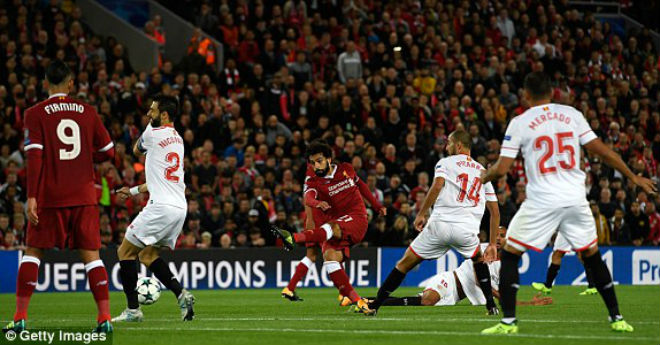 Liverpool - Sevilla: Thảm họa thẻ đỏ, hỏng phạt đền Liverpool - Sevilla: Thảm họa thẻ đỏ, hỏng phạt đền