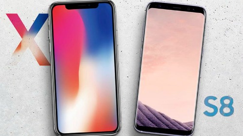 So kè hai “kẻ thù” iPhone X và Samsung Galaxy S8 So kè hai “kẻ thù” iPhone X và Samsung Galaxy S8