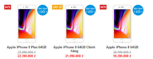 iPhone 8 ở Việt Nam giảm giá mạnh, tụt mốc 20 triệu đồng - 2