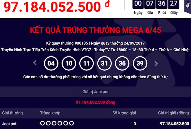 Vietlott tiếp tục gây “sốt” với jackpot 120 tỉ chờ... “nổ” Vietlott tiếp tục gây “sốt” với jackpot 120 tỉ chờ... “nổ”