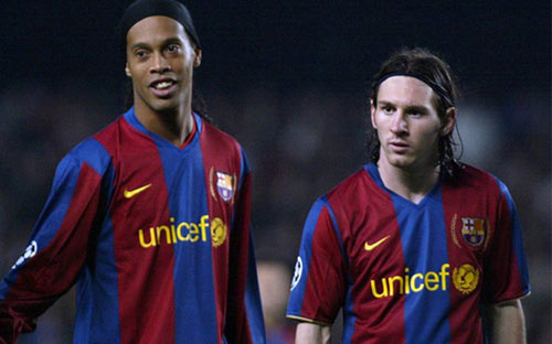 Điều Ronaldinho tiếc nhất: Chơi cùng Messi quá ít Điều Ronaldinho tiếc nhất: Chơi cùng Messi quá ít