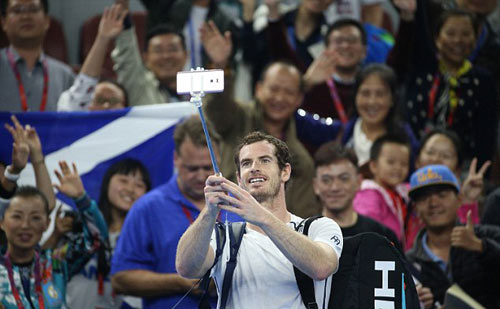 China Open ngày 3: Khi Murray thích “selfie” China Open ngày 3: Khi Murray thích “selfie”