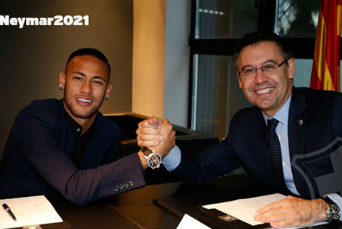 Barca "trói" Neymar, phí phá vỡ hợp đồng 250 triệu euro Barca "trói" Neymar, phí phá vỡ hợp đồng 250 triệu euro