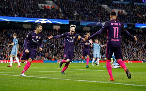 Barca phụ thuộc Messi–Suarez–Neymar: Con dao 2 lưỡi Barca phụ thuộc Messi–Suarez–Neymar: Con dao 2 lưỡi