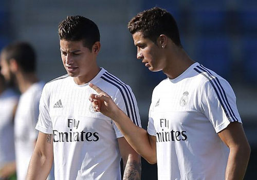 "Gần mực", J.Rodriguez đang nhiễm thói xấu của Ronaldo "Gần mực", J.Rodriguez đang nhiễm thói xấu của Ronaldo