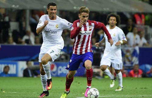 Derby Madrid: Griezmann đang hay hơn Ronaldo Derby Madrid: Griezmann đang hay hơn Ronaldo
