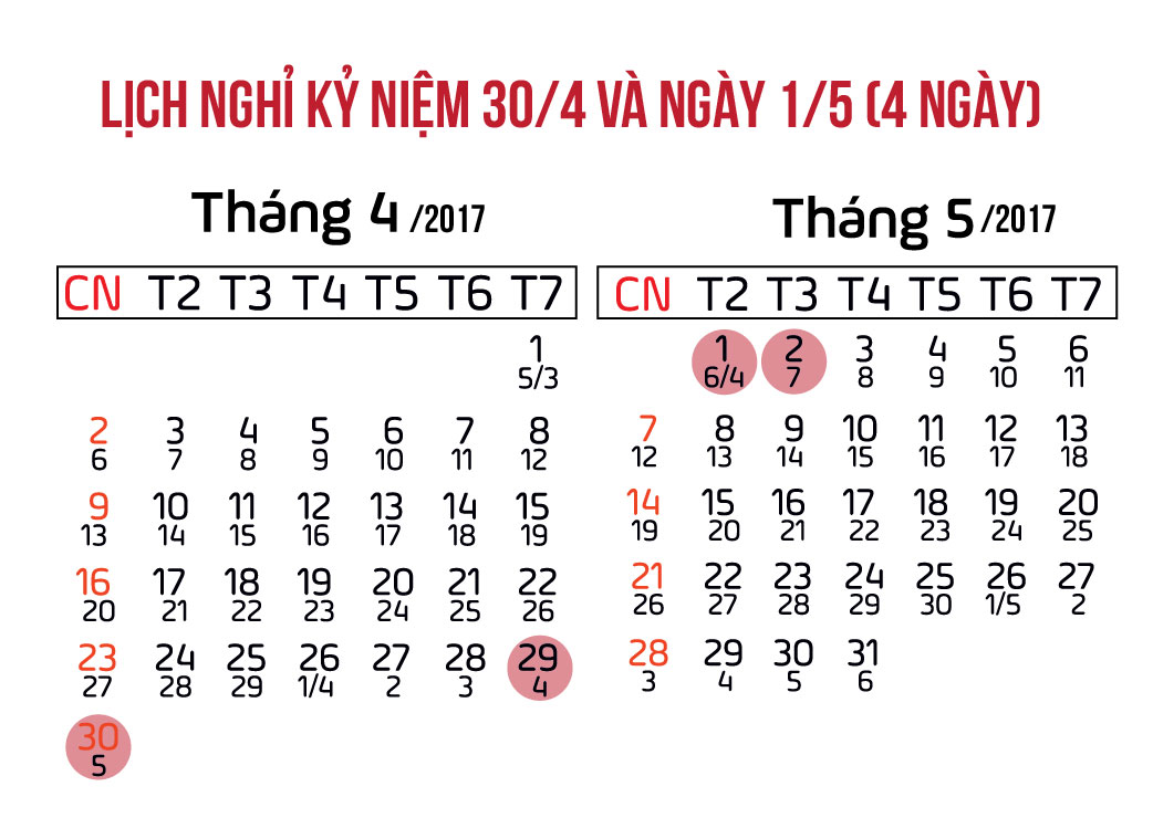 Năm 2017, người lao động được nghỉ lễ, tết bao nhiêu ngày? - 5