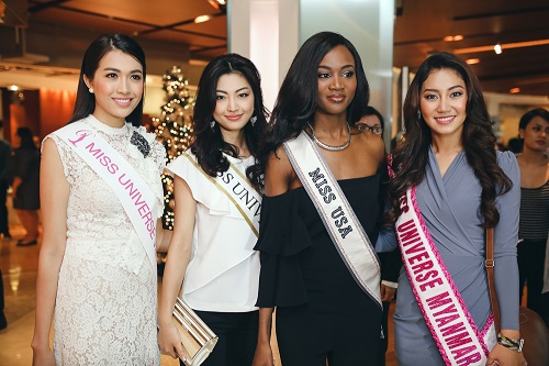 Lệ Hằng catwalk lấn át 10 mỹ nữ quốc tế thi Miss Universe - 3