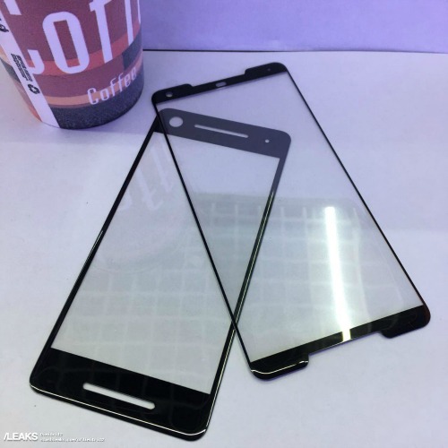 Lộ vỏ bảo vệ màn hình Google Pixel 2 với viền lớn bất thường