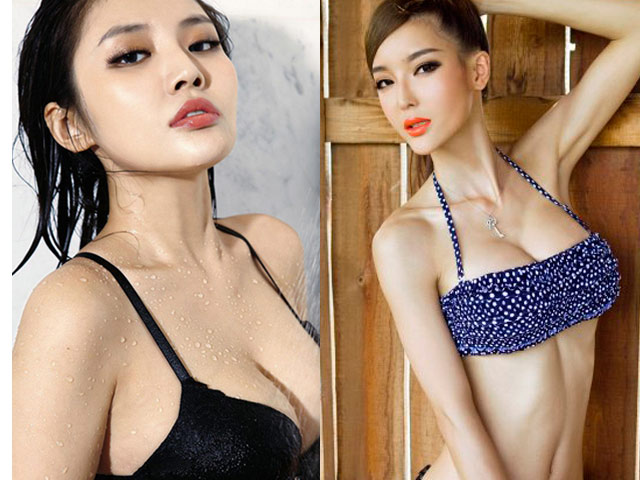 2 cô nàng nóng bỏng phát khổ sở vì khuôn ngực 1 mét 2 cô nàng nóng bỏng phát khổ sở vì khuôn ngực 1 mét