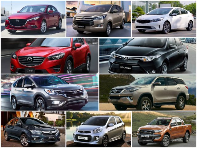 10 mẫu ô tô bán chạy nhất Việt Nam tháng 9/2017 10 mẫu ô tô bán chạy nhất Việt Nam tháng 9/2017