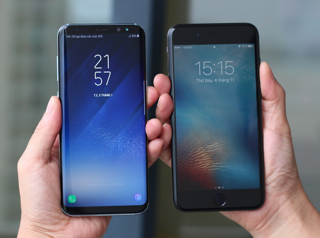 Kỳ phùng địch thủ: Chọn Galaxy S8+ hay iPhone 7 Plus? Kỳ phùng địch thủ: Chọn Galaxy S8+ hay iPhone 7 Plus?