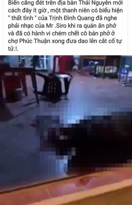 Sát hại dã man nữ chủ quán rồi cắt cổ tự tử Sát hại dã man nữ chủ quán rồi cắt cổ tự tử