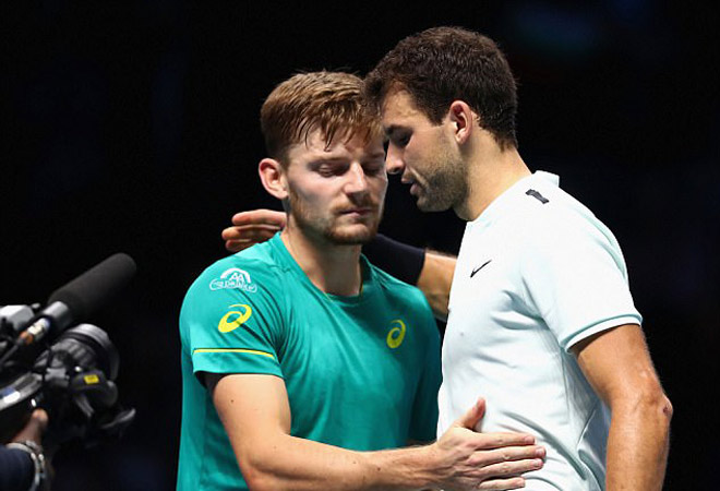 Dimitrov - Goffin: Mãn nhãn người xem, nâng cúp nghẹt thở (Chung kết ATP Finals) Dimitrov - Goffin: Mãn nhãn người xem, nâng cúp nghẹt thở (Chung kết ATP Finals)