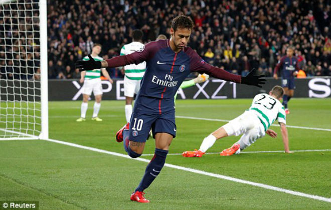 PSG - Celtic: Neymar rực sáng, tưng bừng "tiệc" 8 bàn PSG - Celtic: Neymar rực sáng, tưng bừng "tiệc" 8 bàn